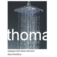 New LED Brass Shower Head Qh328f